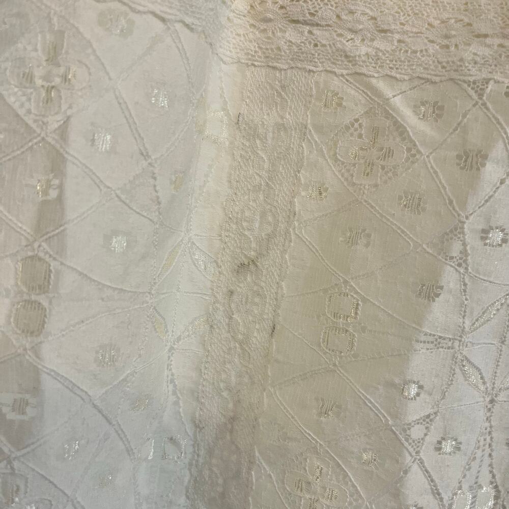 Max Studio Specialty Products Ivory Lace Dress Size Medium - Picture 5 of 8